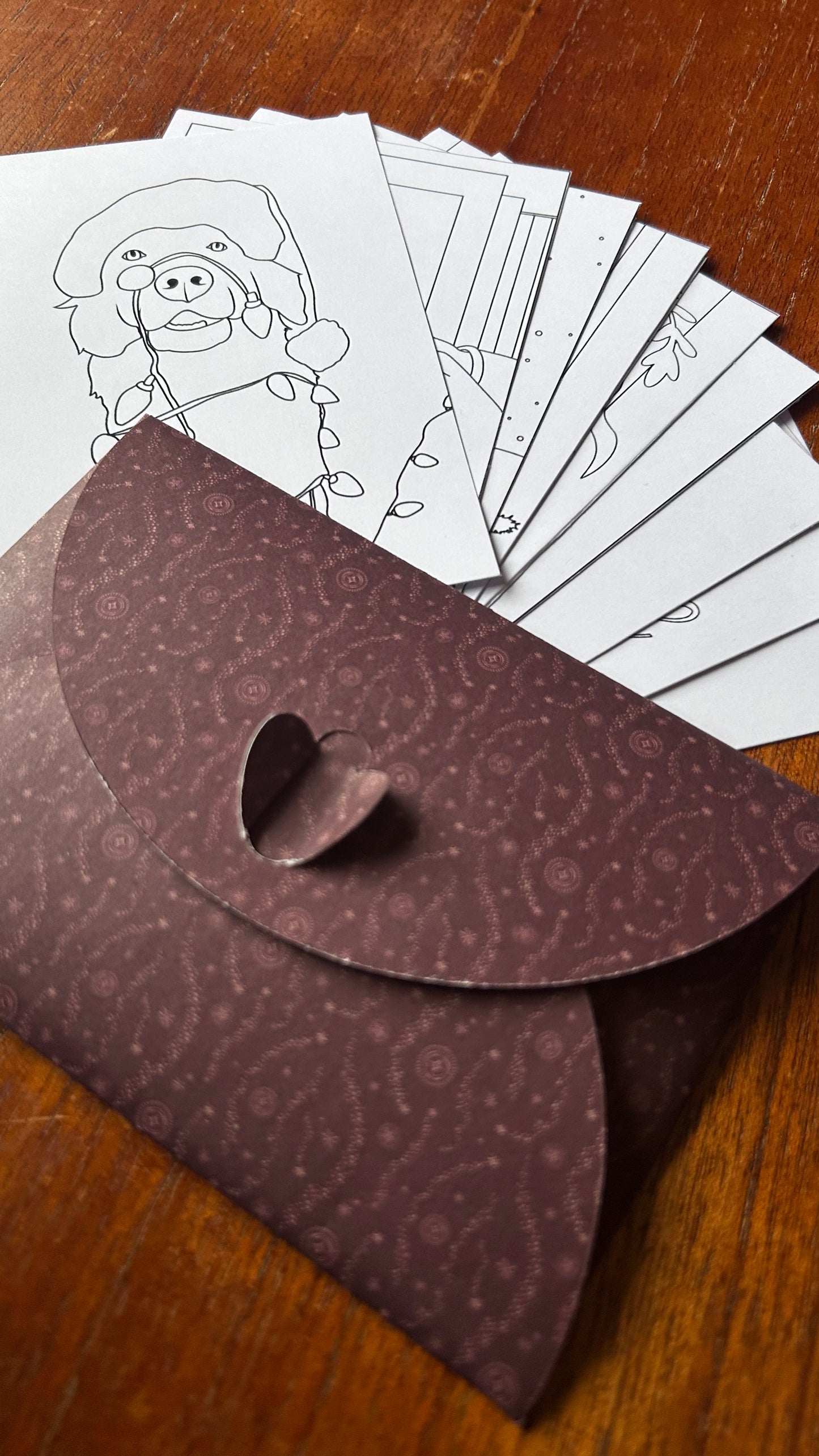 Calendrier de l’avent coloriage