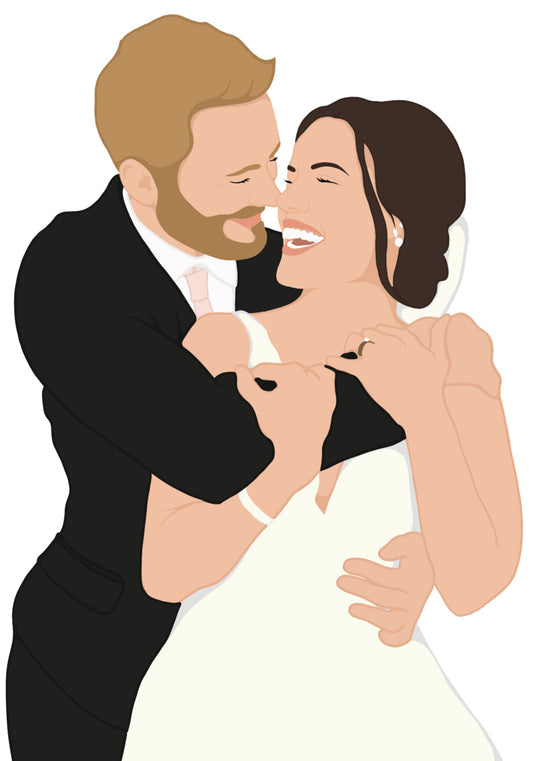 illustration d'une photo de mariage