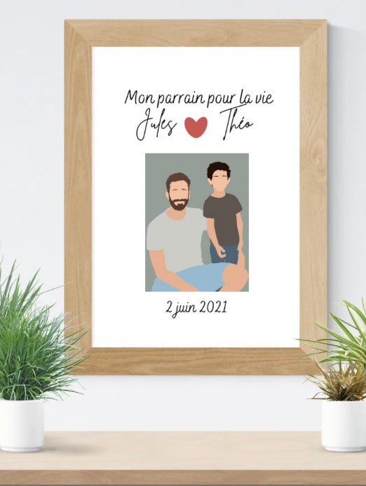 Affiche parrain / marraine