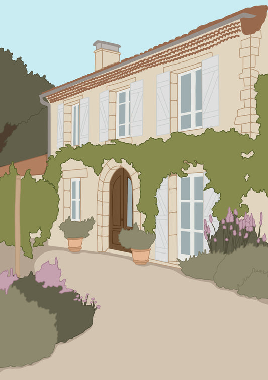 Illustration personnalisée paysage