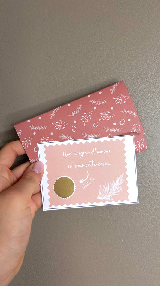 Annonce grossesse original et unique -  carte à gratter 100% personnalisable - parlemoide.toi