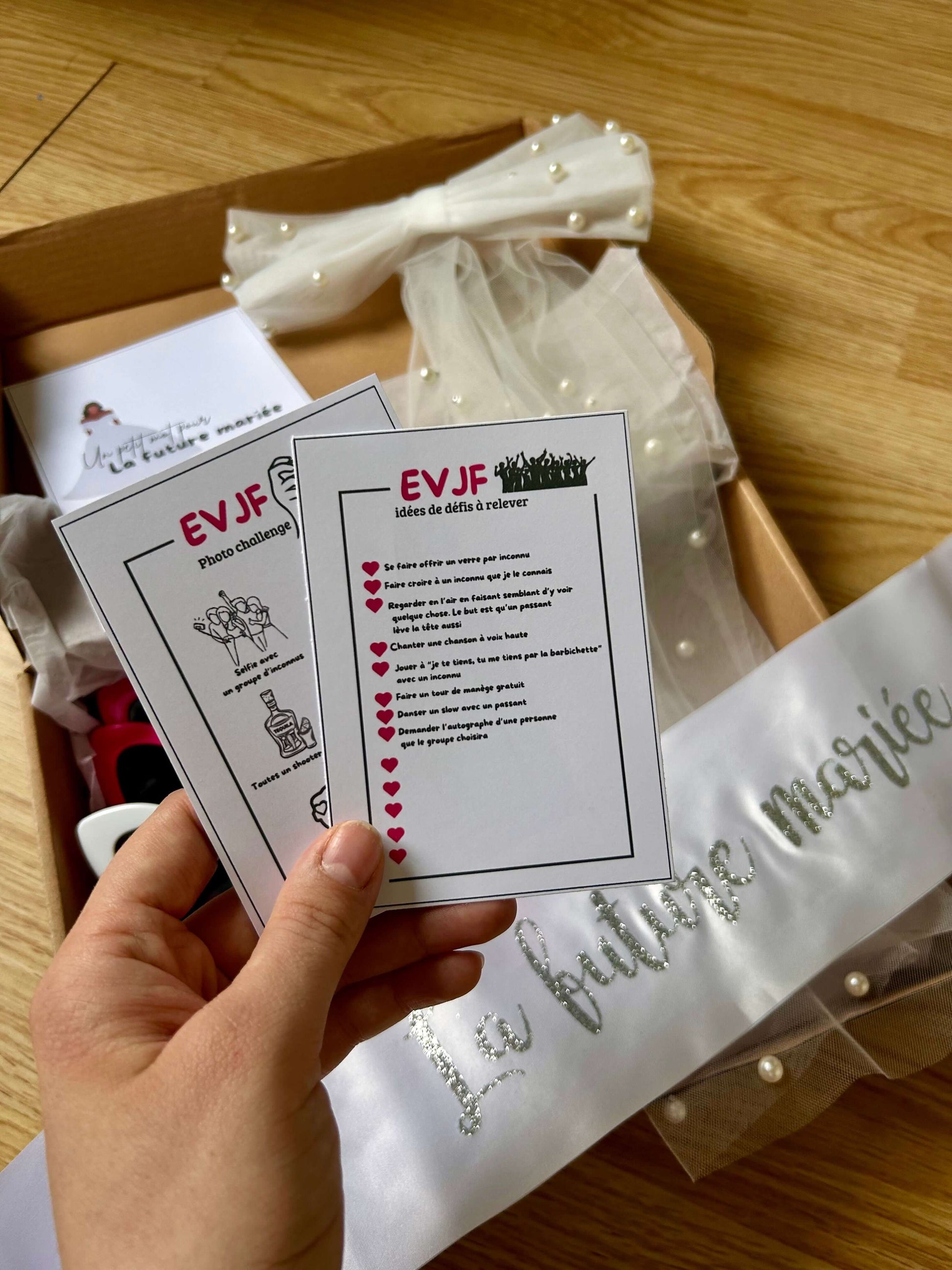 Coffret EVJF personnalisé - organisation EVJF