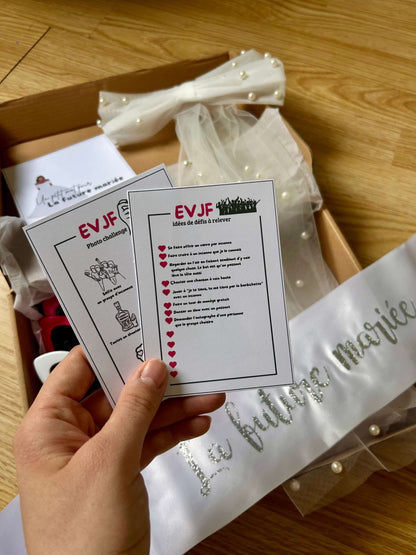 Coffret EVJF personnalisé - organisation EVJF
