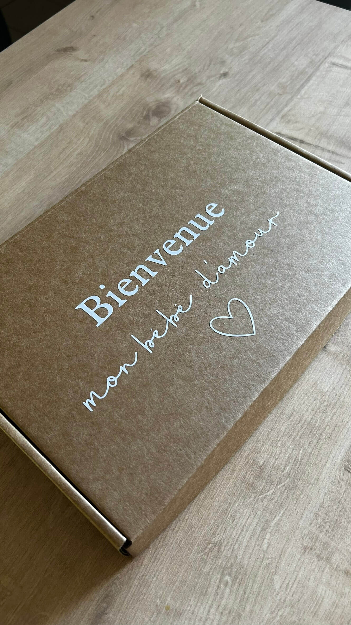 coffret cadeau personnalisé de naissance - souvenir personnalisé